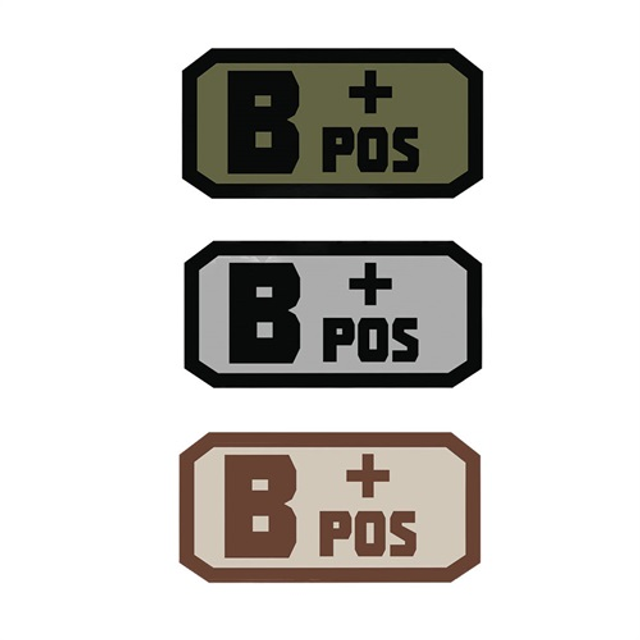 Voodoo Tactical 07-0993004000 Blood Type B+ Patch Voodoo Tactical 07-0993004000 Blood Type B+ Patch