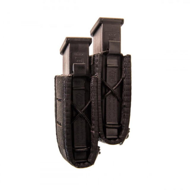 High Speed Gear 41PS02CB Duty Staggered Double Pistol TACO Pouch U-MOUNT
