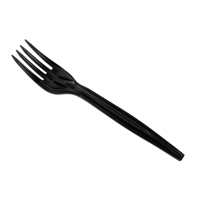 EMS MIND READER LLC PFORK100-BLK Mind Reader Foundation Collection Fork Refill for CUTDISPBK-BLK Cutlery Storage, 3/4inH x 7/8inW x 6-1/4inL,100pcs, Black