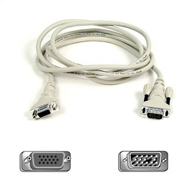 BELKIN, INC. F2N025-25 Belkin Pro Series VGA Monitor Extension Cable - HD-15 Male - HD-15 Female Monitor - 25ft BELKIN, INC. F2N025-25 Belkin Pro Series VGA Monitor Extension Cable - HD-15 Male - HD-15 Female Monitor - 25ft