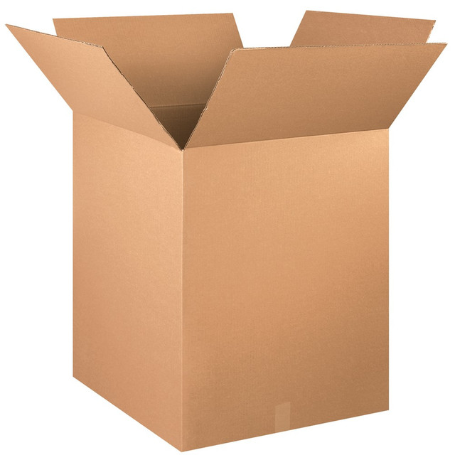 B O X MANAGEMENT, INC. 242430 Partners Brand Corrugated Boxes, 24in x 24in x 30in, Kraft, Pack Of 10