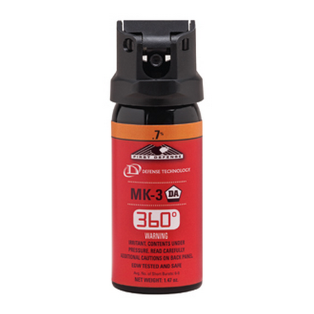 Defense Technology 1089740 First Defense 360° .7% MK-3 Stream OC Aerosol Defense Technology 1089740 First Defense 360° .7% MK-3 Stream OC Aerosol