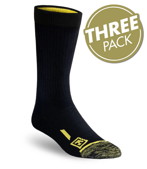 First Tactical 160002-019-S/M CTN 9"" DUTY SOCKS 3-PK