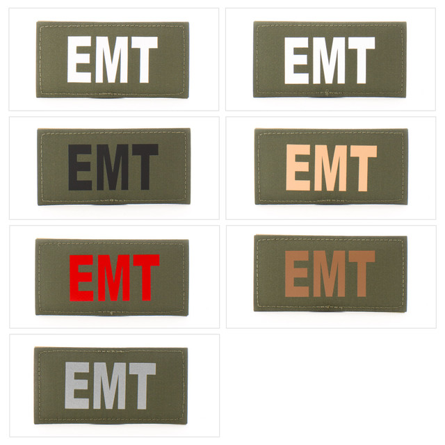 Eleven 10 E10-7001-EMT-RGR/TAN 2x4 Med ID Patch