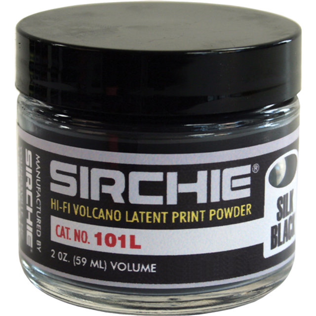 Sirchie 101L Silk Black Fingerprint Powder (2 oz)