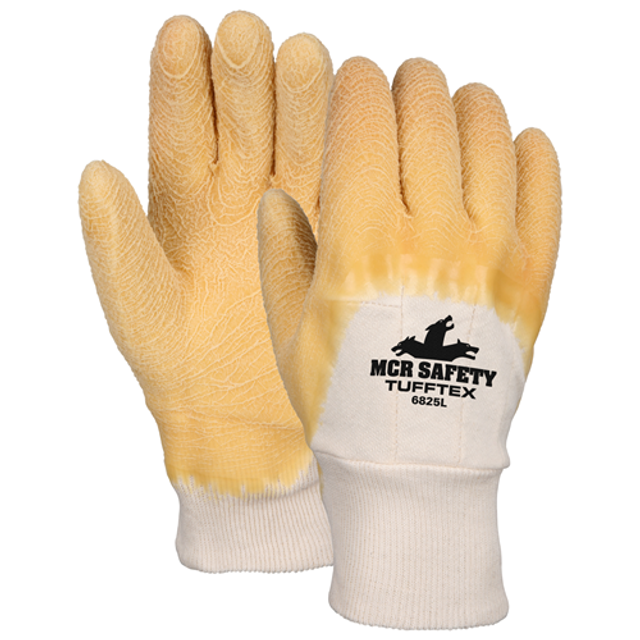 MCR Safety 6825 Rubber Dip, Knit Wrist