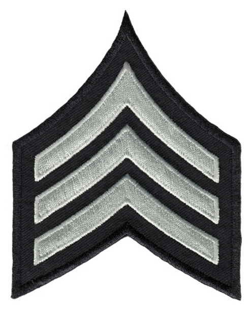 Hero's Pride 5054 Sergeant LAPD Chevron 3 1/8'' Wide - Pair Hero's Pride 5054 Sergeant LAPD Chevron 3 1/8'' Wide - Pair