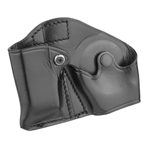 Dutyman 9611M Plain Leather Vertical Open Magazine/Cuff Combo Holder