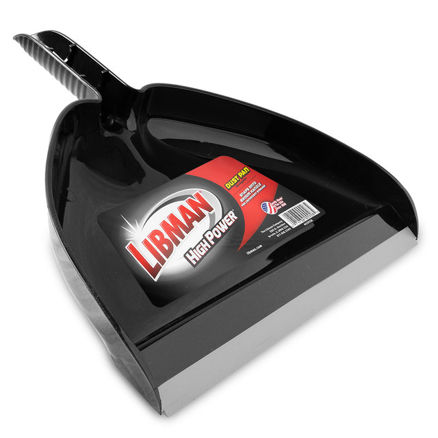 THE LIBMAN COMPANY 928 Libman Commercial Polypropylene Dustpans, 15in x 13in, Black, Pack Of 12 Dustpans THE LIBMAN COMPANY 928 Libman Commercial Polypropylene Dustpans, 15in x 13in, Black, Pack Of 12 Dustpans