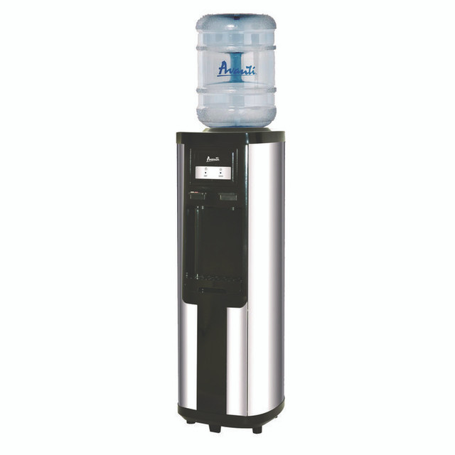 AVANTI WDC760I3S Hot and Cold Water Dispenser, 3 gal to 5 gal, 12.25 x 13 x 38.75, Stainless Steel