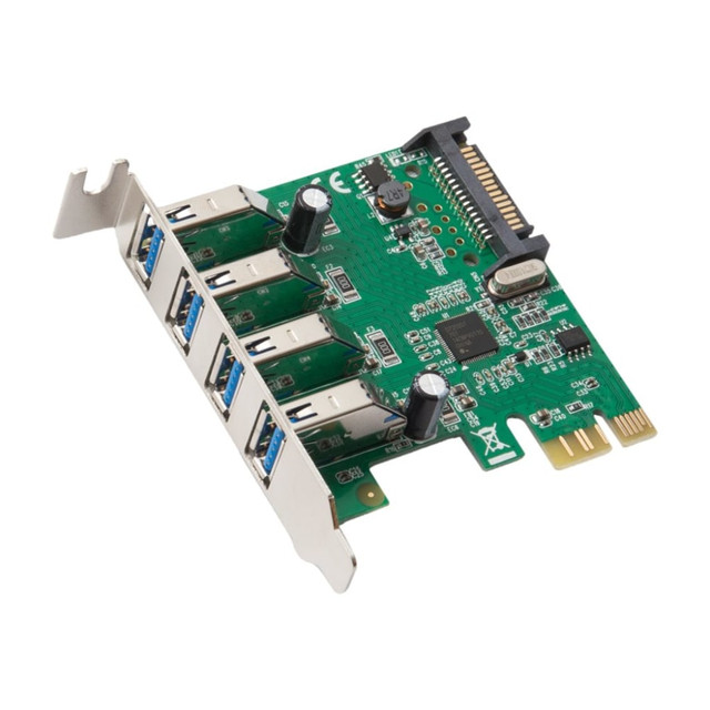 SYBA MULTIMEDIA, INC. SD-PEX20159 Syba SD-PEX20159 - USB adapter - PCIe 2.0 low profile - USB 3.0 x 4 SYBA MULTIMEDIA, INC. SD-PEX20159 Syba SD-PEX20159 - USB adapter - PCIe 2.0 low profile - USB 3.0 x 4