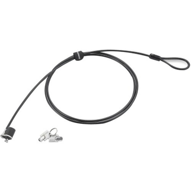 LENOVO, INC. Lenovo 57Y4303  57Y4303 Security Cable Lock - Keyed Lock - Zinc Alloy, Galvanized Steel - 4.99 ft (0.18inDia) Cable - For Notebook, Desktop Computer, Docking Station, Monitor