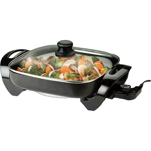 BRENTWOOD APPLIANCES, INC. SK-65 Brentwood Electric Skillet, 12in x 12in BRENTWOOD APPLIANCES, INC. SK-65 Brentwood Electric Skillet, 12in x 12in