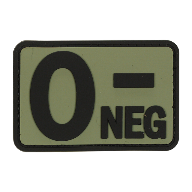 Voodoo Tactical 07-0996004000 Blood Type O- Patch Voodoo Tactical 07-0996004000 Blood Type O- Patch