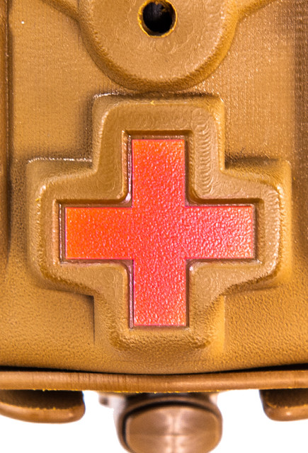 High Speed Gear 90XA05RD Adhesive Red Cross Decal