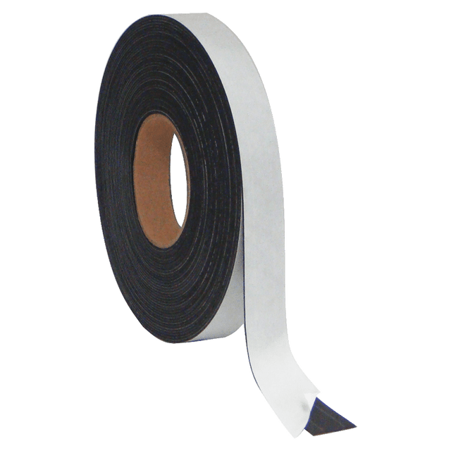 BI-SILQUE VISUAL COMM.PROD. FM2321 MasterVision Magnetic Adhesive Tape, 1/2in x 50ft, Black BI-SILQUE VISUAL COMM.PROD. FM2321 MasterVision Magnetic Adhesive Tape, 1/2in x 50ft, Black