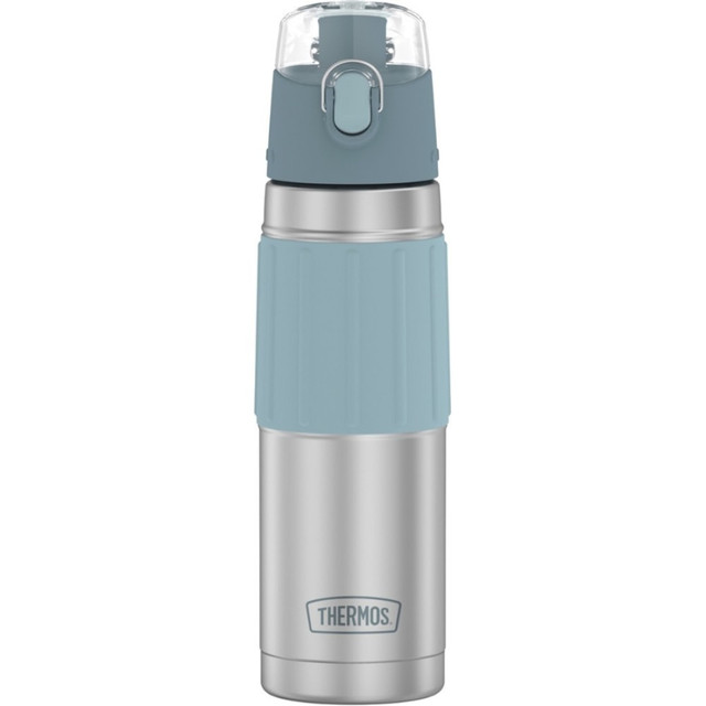 KING-SEELEY THERMOS/THERMOS Thermos 2465SSG6  18-Ounce Vacuum-Insulated Stainless Steel Hydration Bottle (Gray) - Vacuum - Gray