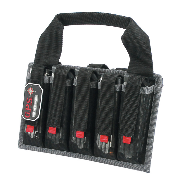 GPS GPS-1006MAG Pistol Mag Tote - 10 Mags