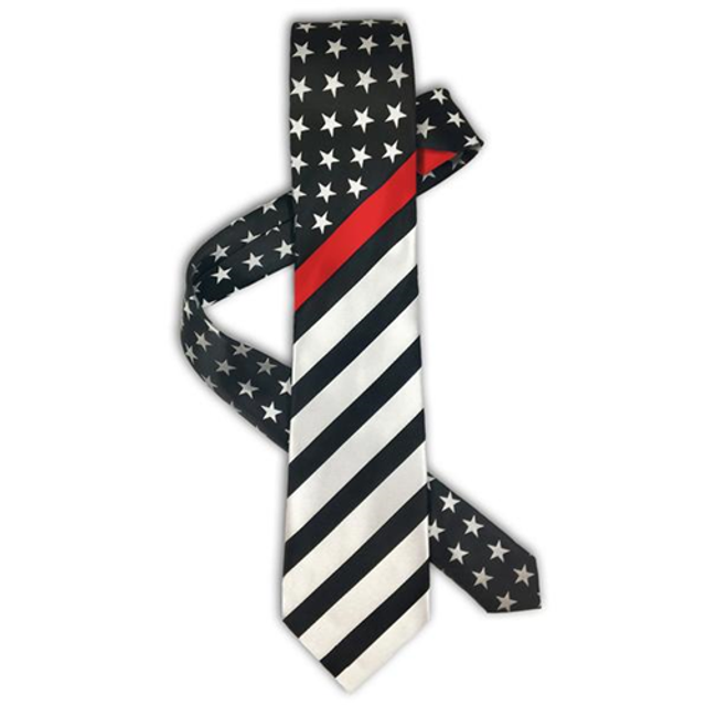 Thin Blue Line TRL-AM-TIE-SHORT Thin Red Line American Tie Thin Blue Line TRL-AM-TIE-SHORT Thin Red Line American Tie