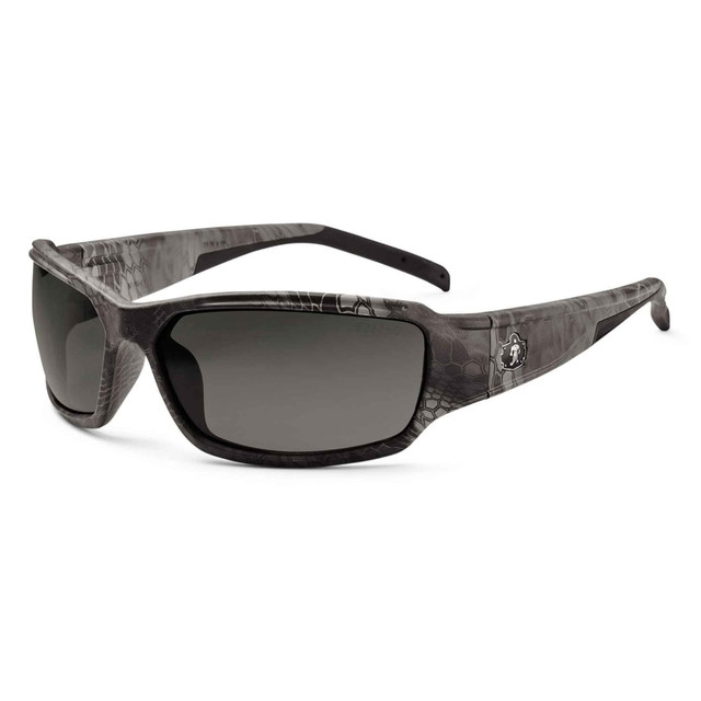 ERGODYNE CORPORATION Ergodyne 51330  Skullerz Safety Glasses, Thor, Kryptek Typhon Frame Smoke Lens