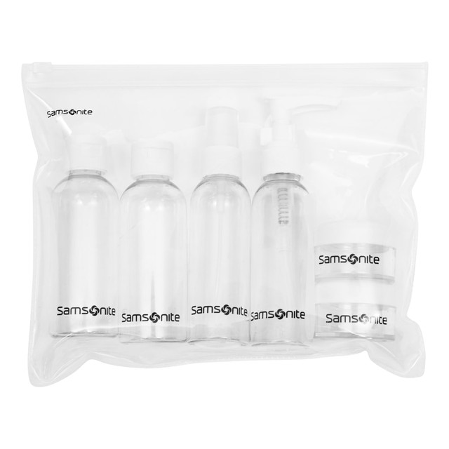 SAMSONITE LLC 104894-1212 Samsonite 6-Piece Travel Bottle Set, Clear