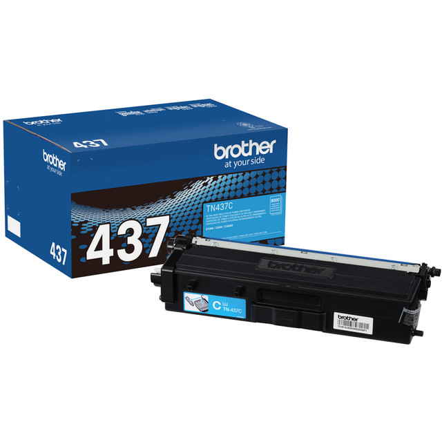 Compatible Brother models: MFC : MFC-L8905CDW.  .  This toner is engineered and optimized in conjunction with hardware design to maximize overall performance, print quality, consistency, and reliability to help meet business needs.  Brother ultra high-yield toner cartridge TN437C yields up to three times the pages of theTN431C standard-yield toner cartridge(1).  Trust Brother Genuine TN437C toner for superior laser print quality and performanceyou can consistently rely on for up to 8,000 pages(1).  Brother Genuine toner is intelligently engineered to work seamlessly with Brother colorlaser printers and all-in-ones to deliver outstanding results and reliable performance.  Brother Genuine toner produces crisp black and rich color prints that withstand the testof time.  Brother Genuine toner undergoes extensive testing to ensure optimum performanceand component protection.  Brother offers an environmentally responsible way for customers to recycle BrotherGenuine cartridges. Visit www.brother-usa.com/Environment to learn more.  The Brother Genuine TN437C Ultra High-yield Cyan Toner Cartridge is for use with theBrother MFC-L8905CDW.  Disclaimer: (1) Approximate toner cartridge yields in accordance with ISO/IEC 19798 (letter/A4).  Helps Avoid Waste - Designed for extended use, helping reduce or eliminate material use and potentially save money.  Recycling solution - designed to encourage recycling, helping you divert materials from landfill.