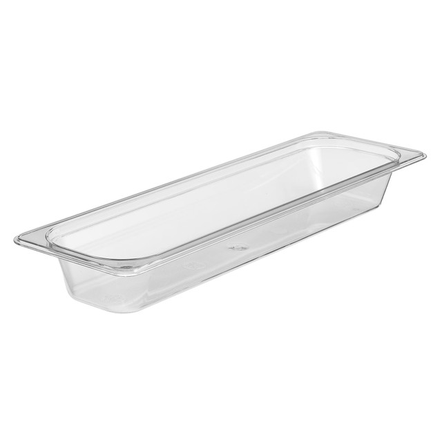 CAMBRO MFG. CO. Cambro 22LPCW135  Camwear GN 1/2 Long 2in Food Pans, Clear, Set Of 6 Pans
