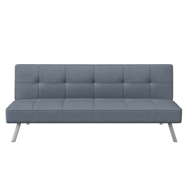LIFESTYLE SOLUTIONS INC. SC-CRYS3LU2043 Lifestyle Solutions Condor Convertible Sofa, Light Gray LIFESTYLE SOLUTIONS INC. SC-CRYS3LU2043 Lifestyle Solutions Condor Convertible Sofa, Light Gray