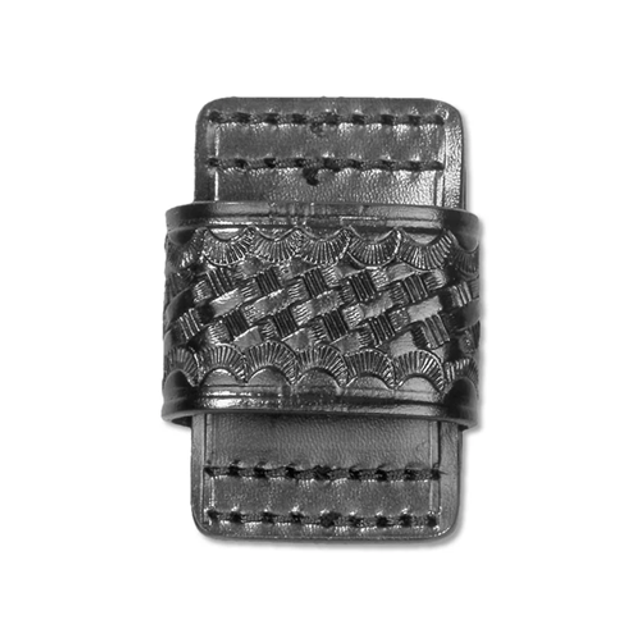 Dutyman 9421 Basketweave Leather Clip on Cell Phone Holder