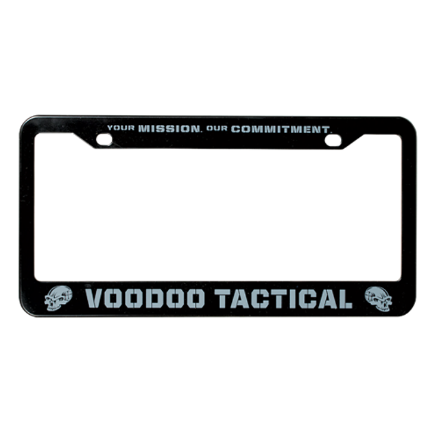 Voodoo Tactical 07-9600107000 License Plate Frame Voodoo Tactical 07-9600107000 License Plate Frame