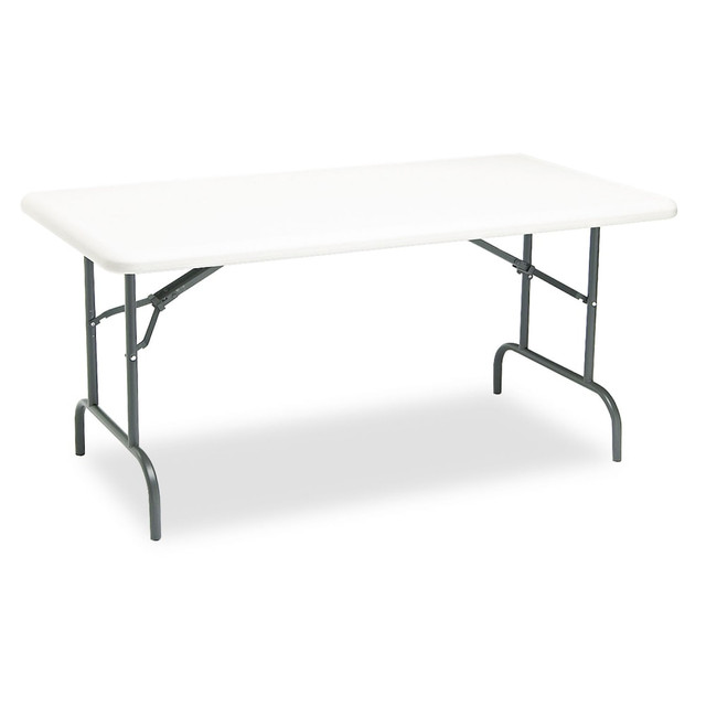 ICEBERG ENTERPRISES LLC 65213 Iceberg IndestrucTable TOO 1200-Series Folding Table, 60in W x 30inD, Platinum