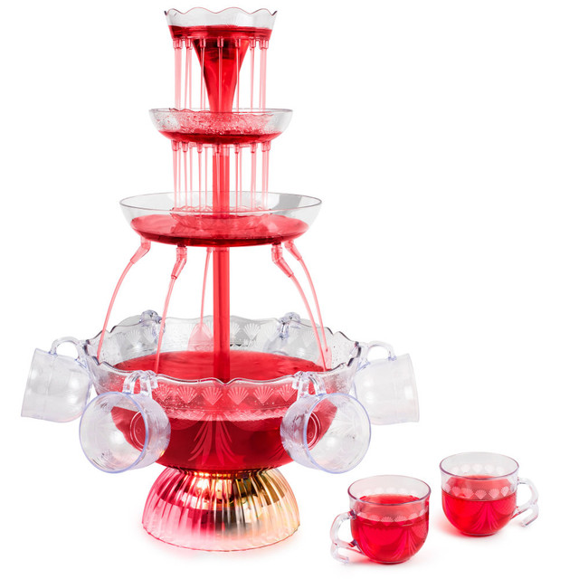 NOSTALGIA PRODUCTS GROUP LLC Nostalgia Electrics LPF230  3-Tier Lighted Party Fountain