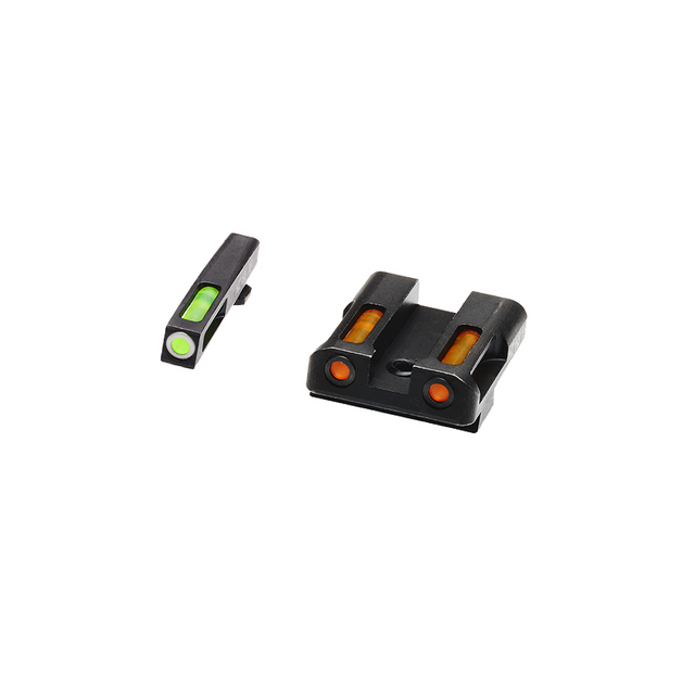 HIVIZ Shooting Systems GLN425 LiteWave H3 Tritium/Litepipe Sight Set for Glock 9mm/40 S&W