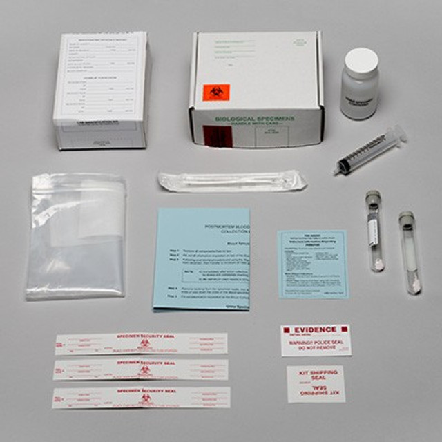 Sirchie PMBU100 Postmortem Blood Urine Specimen Kit