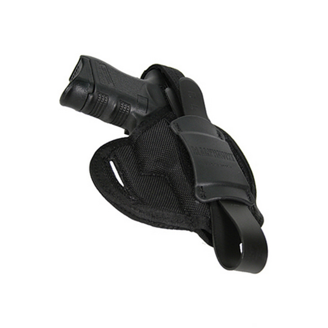 BLACKHAWK! 40PC02BK Nylon Ambidextrous Pancake Holster BLACKHAWK! 40PC02BK Nylon Ambidextrous Pancake Holster