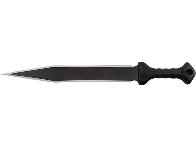 SOG 17-44-05-43 SOG Phantom Strike Machete Fixed Blade Knife 17.6"" Spear Point 420 Black Blade Glass Reinforced Nylon (GRN) Handle Black