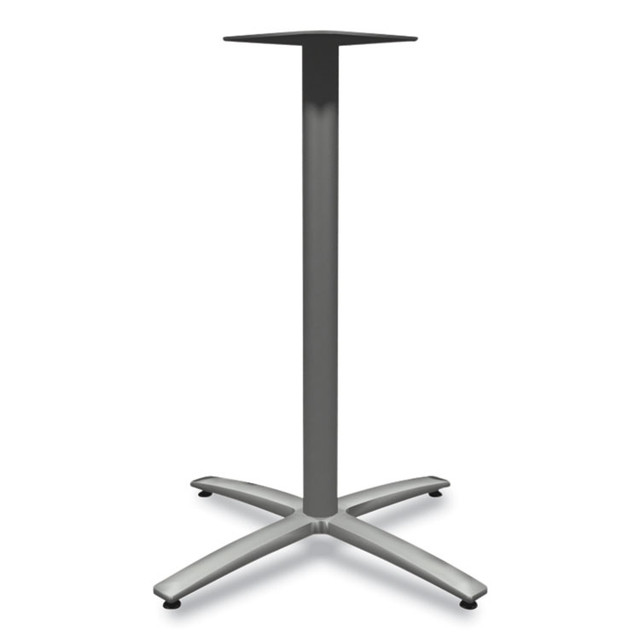HON COMPANY BTX42LPR8 Between Standing-Height X-Base for 42" Table Tops, 32.68w x 41.12h, Silver