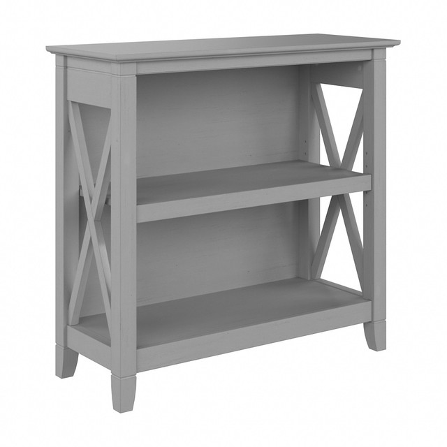 BUSH INDUSTRIES INC. KWB124CG-03 Bush Furniture Key West Small 30inH 2-Shelf Bookcase, Cape Cod Gray, Standard Delivery BUSH INDUSTRIES INC. KWB124CG-03 Bush Furniture Key West Small 30inH 2-Shelf Bookcase, Cape Cod Gray, Standard Delivery