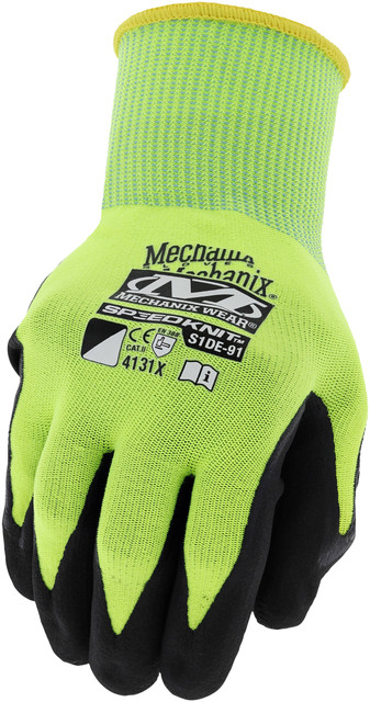 Mechanix Wear S1DE-91-500 SpeedKnit Hi-Viz Yellow SM/MD