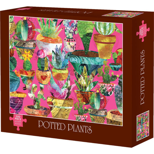 Spend a rainy day creating something beautiful with a Willow Creek Press 500-Piece Puzzle. The fully interlocking pieces provide a smooth finish.  Fully interlocking pieces are easy to connect.  Pieces are poly-bagged for protection.  Finished size measures 24in x 18in.  Finished size 24in x 18in