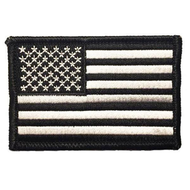Thin Blue Line TSL-P-SEW Thin Silver Line American Flag Patch, 2 x 3 Inches, Sew On Thin Blue Line TSL-P-SEW Thin Silver Line American Flag Patch, 2 x 3 Inches, Sew On