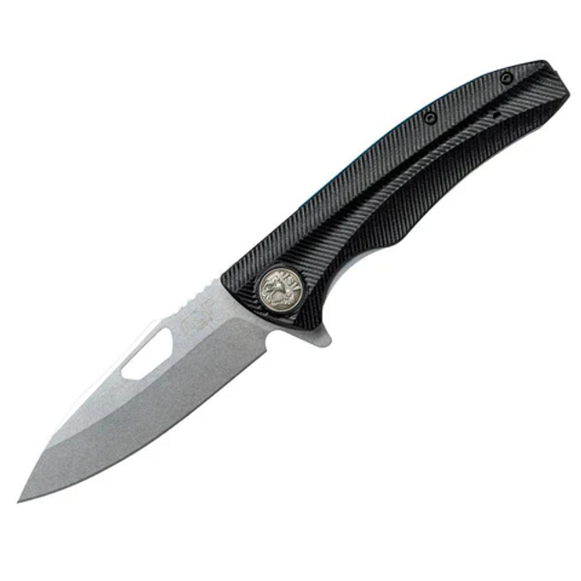ASP 55722 PDK-2S: Police Duty Knife, Grooved Grip, Stonewashed Blade