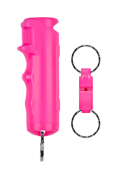 Sabre F15-PUSG-W2 Pepper Gel w/ Quick Release Whistle Keychain