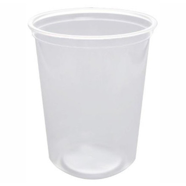 LOLLICUP USA, INC. Karat FP-DC32-PPU  Deli Containers, 32 Oz, Clear, Case Of 500 Containers