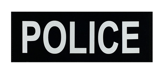 Armor Express SHID8X11POLICE BlueRidge Shield 8''x11'' Large Removable ID Placard - POLICE Armor Express SHID8X11POLICE BlueRidge Shield 8''x11'' Large Removable ID Placard - POLICE