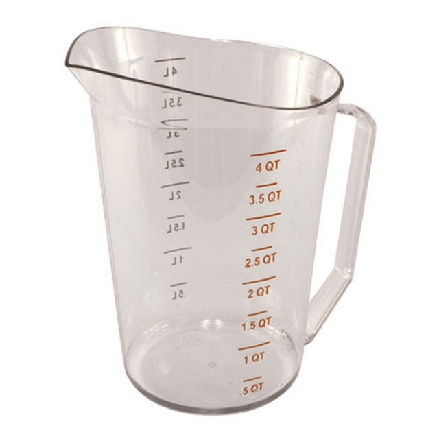 CAMBRO MFG. CO. 400MCCW135 Cambro Camwear Liquid Measuring Cup, 4 Qt, Clear