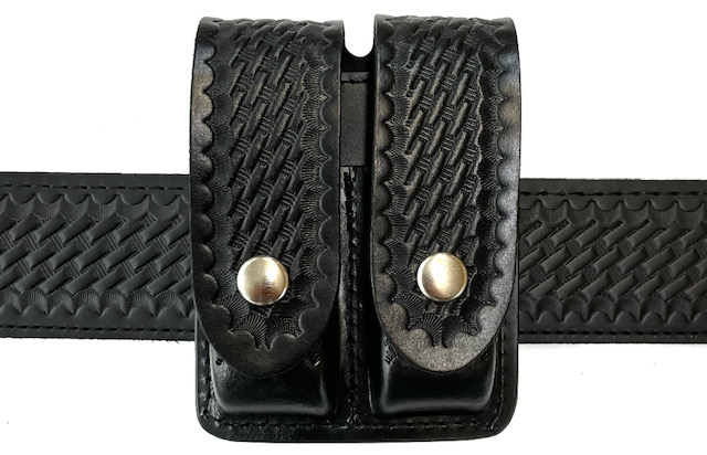 Perfect Fit MP1102-BW-BR Closed Top Double Mag Pouch Basketweave - Large Perfect Fit MP1102-BW-BR Closed Top Double Mag Pouch Basketweave - Large