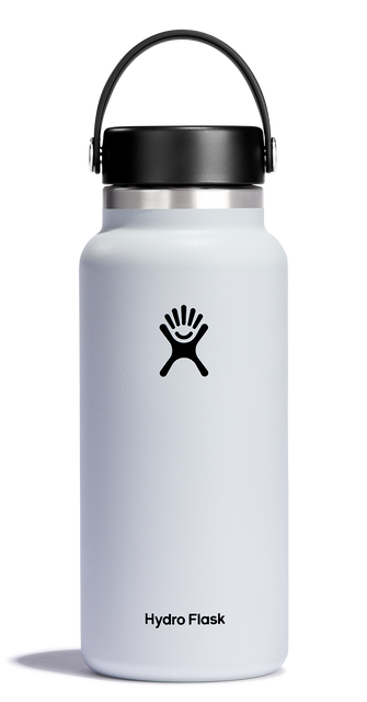 Hydro Flask W32BTS110 Wide Mouth Insulated Water Bottle w/ Flex Cap Hydro Flask W32BTS110 Wide Mouth Insulated Water Bottle w/ Flex Cap