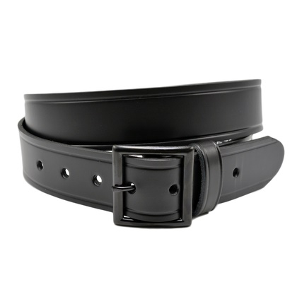 Perfect Fit 5003-BK-56 1.5'' Finest Leather Belt w/ Black Buckle