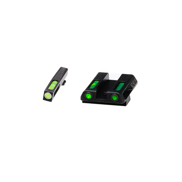 HIVIZ Shooting Systems GLN321 LiteWave H3 Tritium/Litepipe Sight Set for Glock 42/43